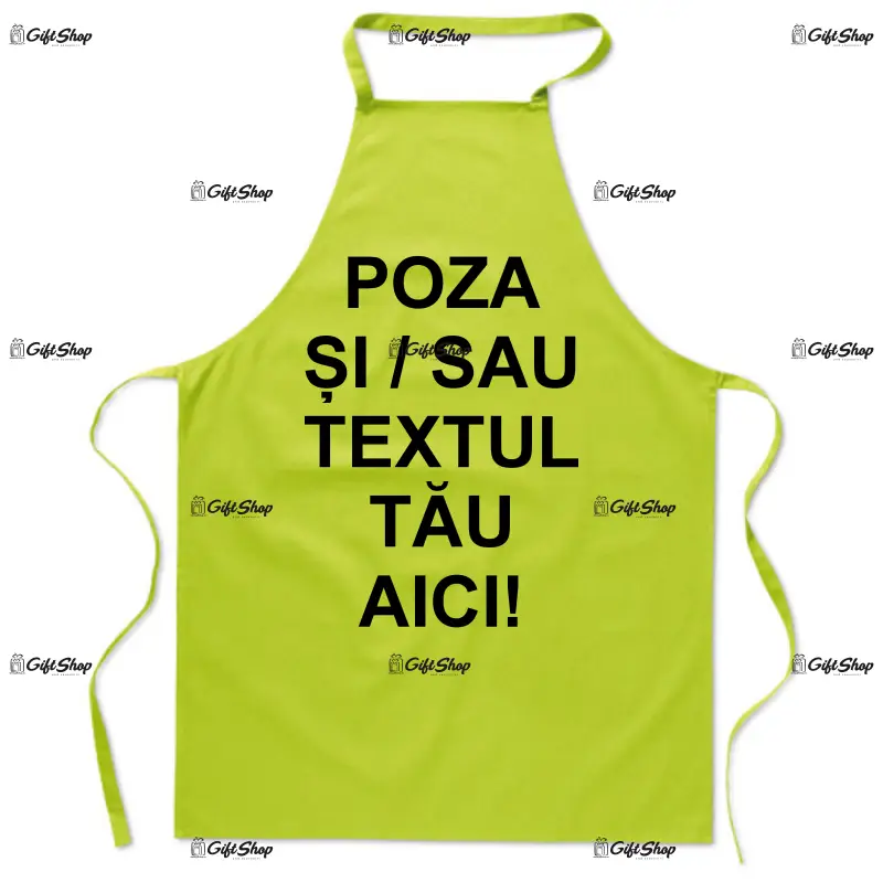 ..sort verde deschis personalizat cu poza / text